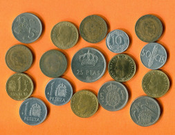 SPAIN Coin SPANISH Coin Collection Mixed Lot #L10202.1.U -  Collections