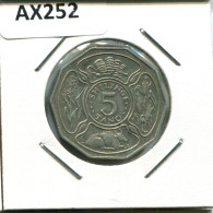 5 SHILLINGI 1987 TANZANIA Coin #AX252.U - Tanzania