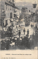 38-VOIRON- SOUVENIR DES FÊTES DU 29 MARS 1908 - Voiron