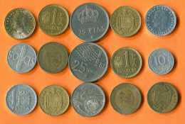 ESPAÑA Moneda SPAIN SPANISH Moneda Collection Mixed Lot #L10238.1.E -  Verzamelingen