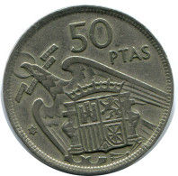 50 PESETAS 1957 ESPAÑA SPAIN Francisco Franco Moneda #AZ138.E - 50 Peseta
