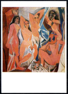 C5612 - TOP Pablo Picasso Künstlerkarte Bildkarte Das Mädchen Von Avignon - Verlag Der Kunst Dresden DDR - Picasso