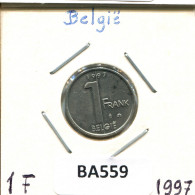 1 FRANC 1997 DUTCH Text BÉLGICA BELGIUM Moneda #BA559.E - 1 Frank