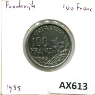 100 FRANCS 1955 FRANCIA FRANCE Moneda #AX613.E - 100 Francs