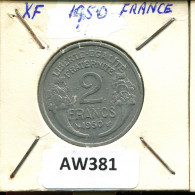 2 FRANCS 1950 FRANCIA FRANCE Moneda #AW381.E - 2 Francs