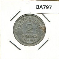 2 FRANCS 1950 B FRANCIA FRANCE Moneda #BA797.E - 2 Francs