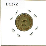 5 PFENNIG 1968 J BRD ALEMANIA Moneda GERMANY #DC372.E - 5 Pfennig