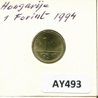 1 FORINT 1994 HUNGRÍA HUNGARY Moneda #AY493.E - Hongrie