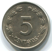 5 CENTAVOS 1946 ECUADOR Münze #WW1180.D - Ecuador