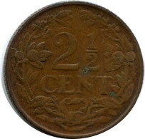 2 1/2 CENTS 1947 CURACAO Münze #AX391.D - Curaçao