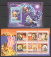 Guinea 2011 MNH MS+SS, Einstein 90th Ann. Of Nobel In Physics - Albert Einstein