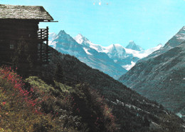 Suisse - Valais - St.-Luc - Val D'Anniviers - Vue Sur Le Besso, L'obergabelhorn, Le Cervin - Voyagée Le 10/07/1974 - Saint-Luc