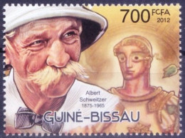 Guinea 2012 MNH, Albert Schweitzer, Nobel Peace Winner - Albert Schweitzer