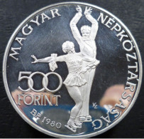 Ungheria - 500 Forint 1980 - 13° Olimpiadi Invernali "Lake Placid '80" - KM# 619 - Hongrie