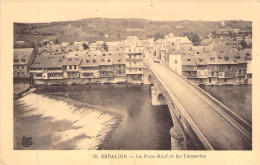FRANCE - 12 - ESPALION - Le Pont Neuf Et Les Tanneries - Carte Postale Ancienne - Espalion
