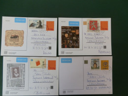 KARTONNEN DOOS 12/LOT603  4 CP    SLOVENSKO + TIMBRES  CESKA - Cartes Postales