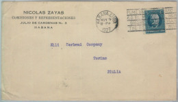 81592 -  CUBA  - POSTAL HISTORY -  Propaganda Postmark On COVER  1927   SMOKING - Lettres & Documents