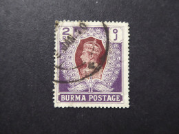 BURMA SG 31  KGVI Fine Used - Myanmar (Birmanie 1948-...)