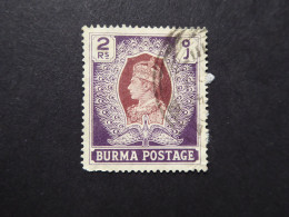 BURMA SG 31  KGVI Fine Used - Myanmar (Birmanie 1948-...)