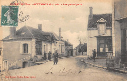 CPA 45 SAINT MAURICE SUR AVEYRON RUE PRINCIPALE - Other & Unclassified