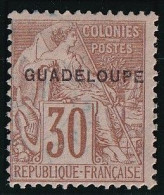 Guadeloupe N°22 - Signé Brun - Oblitéré - TB - Used Stamps