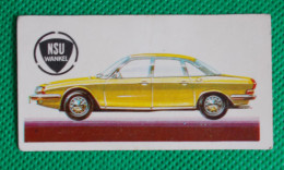 Trading Card - Brooke Bond Tea- History Of The Motor Car - 1968 NSU Wankel Germany - (6,8 X 3,7)- Série 50 - N° 50 - Engine