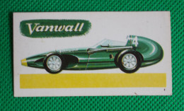 Trading Card - Brooke Bond Tea- History Of The Motor Car - 1958 Vanwall Grand Prix "G.B." - (6,8 X 3,7)-Série 50 - N° 44 - Engine