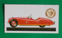Trading Card - Brooke Bond Tea- History Of The Motor Car - 1948 Jaguar XK120 "G.B." - (6,8 X 3,7)-Série 50 - N° 42 - Motores