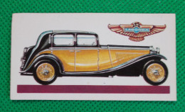 Trading Card - Brooke Bond Tea- History Of The Motor Car - 1934 Lagonda Saloon - (6,8 X 3,7)-Série 50 - N° 36 - Moteurs