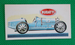 Trading Card - Brooke Bond Tea- History Of The Motor Car - 1927 Bugatti Grand Prix Type 35b (6,8 X 3,7)-Série 50 - N° 27 - Moteurs