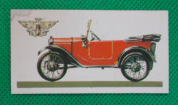 Trading Card - Brooke Bond Tea- History Of The Motor Car - 1922 Baby Austin 7 HP 696/747  (6,8 X 3,7)-Série 50 - N° 19 - Motores