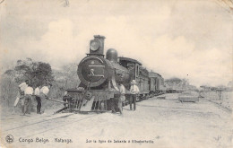 CONGO - KATANGA - Sur La Ligne De Sakanla à Elisabethville - Chemin De Fer - Carte Postale Ancienne - Andere & Zonder Classificatie