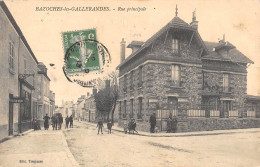 CPA 45 BAZOCHES LES GALLERANDES RUE PRINCIPALE - Sonstige & Ohne Zuordnung