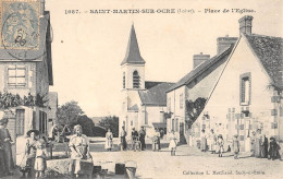 CPA 45 SAINT MARTIN SUR OCRE PLACE DE L'EGLISE - Andere & Zonder Classificatie