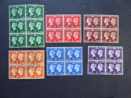 GREAT BRITAIN SG 479-84 CENTENARY OF ADHESIVE STAMPS BL4 Fine Used - ....-1951 Pre Elizabeth II