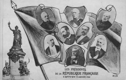 Politique * Les Présidents De La République , Entre 1870 Et 1906 * Politiciens Personnages Personnalités - Persönlichkeiten