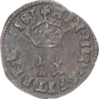 Monnaie, France, Henri III, Liard à La Croix Fleurdelisée, 1583, TTB, Billon - 1574-1589 Henry III