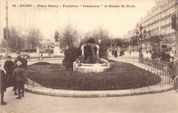 FRANCE - 21 - DIJON - Place Darcy - Fontaine Jeunesse Et Statue De Rude  - Carte Postale Ancienne - Dijon