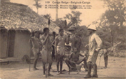 CONGO - M Franck - Ministre Des Colonies En Route - Carte Postale Ancienne - Andere & Zonder Classificatie