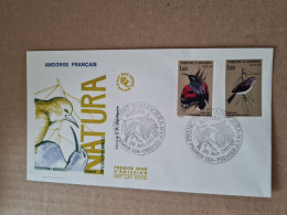 Lettre ANDORRE FDC 1981 NATURA - Briefe U. Dokumente