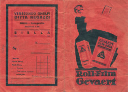 20142 " ROLL-FILM GEVAERT-PORTAFOTO VERECONDO GHELFI-DITTA REGAZZI-BIELLA "-FORMATO Cm. 15,5 X 10,5 CIRCA - Material Y Accesorios