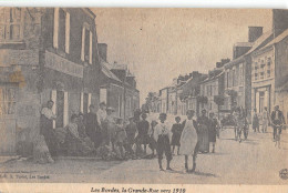 CPA 45 LES BORDES LA GRANDE RUE VERS 1910 / Cpa Rare - Altri & Non Classificati