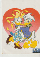 C.P. - PICSOU MAGAZINE - DONALD DANSANT AVEC SA COMPAGNE - WALT DISNEY - 1990 - Bandes Dessinées