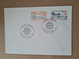 Lettre ANDORRE FDC 1982 EUROPA - Briefe U. Dokumente