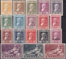 Spain 1930 Sc 386-402,E7 Espana Ed 499-512 Set MH* Some Cracked Gum - Nuevos