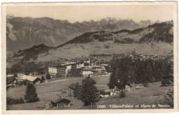 Suisse - Vaud - Villars-sur-Ollon - Villars-Palace Et Les Alpes De Savoie - Carte Postale Pour Paris (France) - 1945 - Ollon