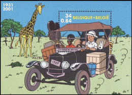 BL93**(3049) - 70e Anniversaire "Tintin En Afrique"/ ‘Kuifje In Afrika’/ „Tim Und Struppi In Afrika“/"Tintin In Africa" - Philastrips