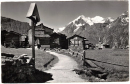 Suisse - Valais - Grachen - Dorfpartie - Carte Postale Pour Versailles (France) - 22 Mai 1959 - Grächen