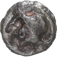 Monnaie, Carnutes, Potin Au Loup, 1st Century BC, Chartres, TTB+, Potin - Gauloises