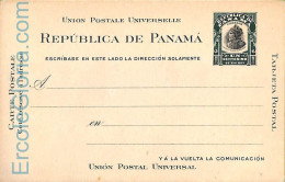 Ad6318 - PANAMA  - Postal History - POSTAL STATIONERY CARD -  H&G #9 1906 - Panama
